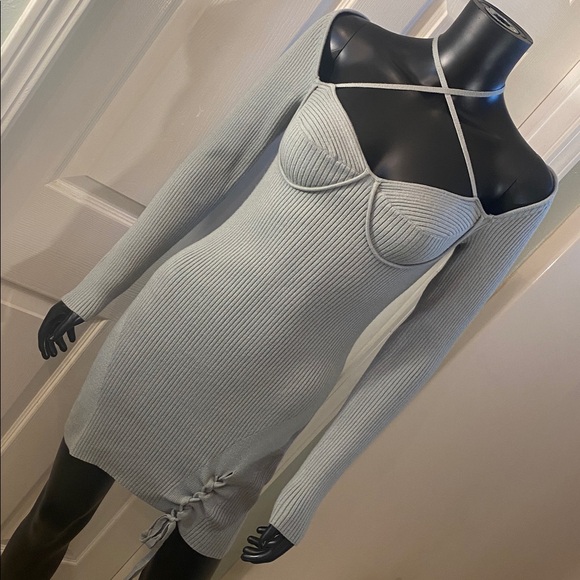 Urban Outfitters Dresses & Skirts - Urban Outfitters Sage Green Long Sleeve Sweater Dress NWTs